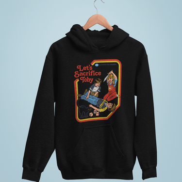 Steven Rhodes Let's Sacrifice Toby Back Printed Hoodie For Men and Women 8Ball